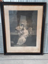 4 stampe originali ‘800 Tema: OPERE DI SHAKESPEARE