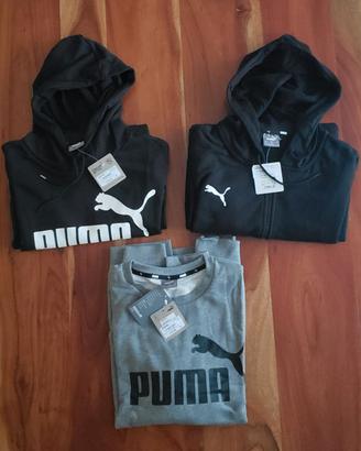 Felpa Puma con cappuccio taglia XL set 3 pezzi