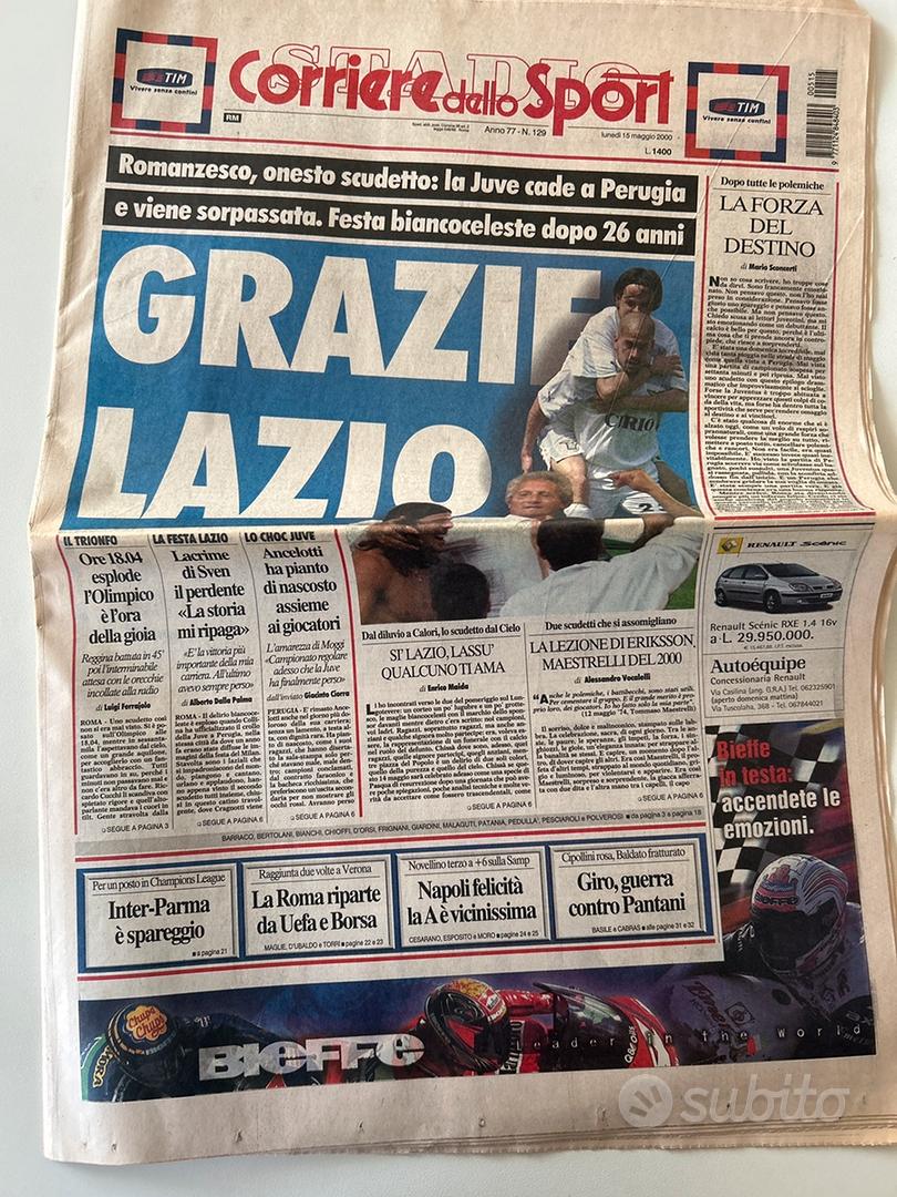 Corriere dello Sport 15/05/2000 Scudetto Lazio - Collezionismo In vendita a Viterbo