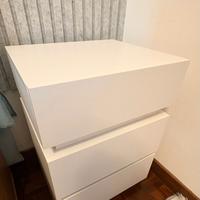 2 Comodini Bianchi - VASAGLE (Truciolato)