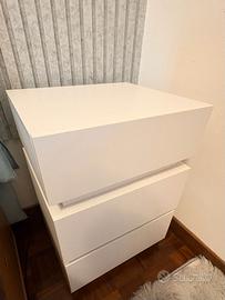 2 Comodini Bianchi - VASAGLE (Truciolato)