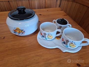 Set colazione in ceramica