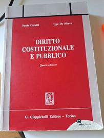 Diritto costituzionale pubblico 4 ed 9788892135703