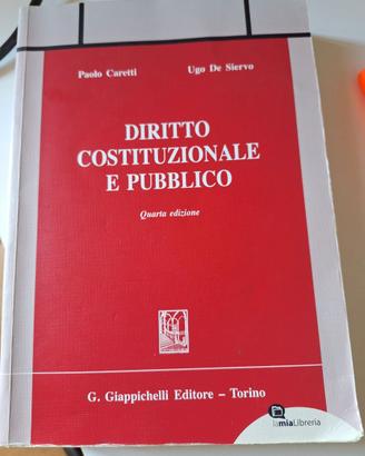 Diritto costituzionale pubblico 4 ed 9788892135703