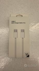 Cavo USB-C 60W Ricarica Rapida 1m Nuovo