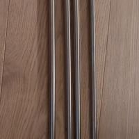 Doppia coppia di pali tende a vetrace in acciaio