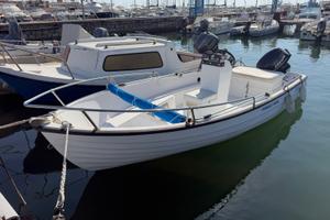 Barca open con motore e carrello