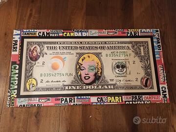 Quadro  Pop Art  "ART IS OVER"