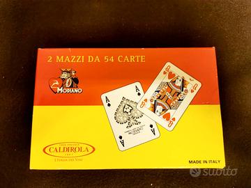 Carte da gioco Modiano pubblicitarie