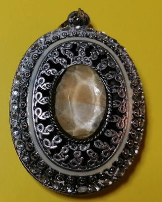Grande ciondolo Vintage Traforato Silver