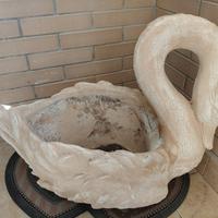 Vaso cigno portavaso per esterno/interno