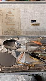 Posate acciaio e oro zecchino