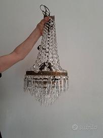 lampadario con applique
