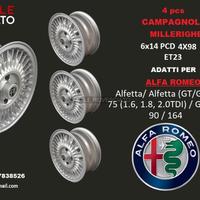 Cerchi CAMPAGNOLO MILLERIGHE 14 4X98 alfa Romeo