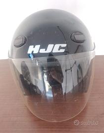 Casco moto HJC nero con visiera