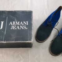 Armani Jeans Scarpe Oxford 46 Fondo Di Negozio Box