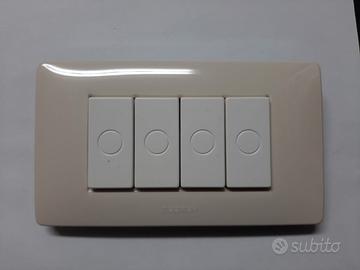 Master Mix, Placca 4 fori bianco safari