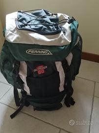 Zaino modello ferrino trk outrider 60 con 