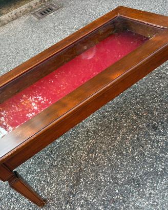 Tavolino vetrina da salotto