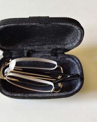 Occhiali da lettura pieghevoli +1.50 con custodia
