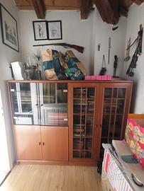 Mobile soggiorno in legno di ciliegio