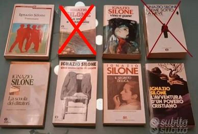 Set libri Ignazio Silone