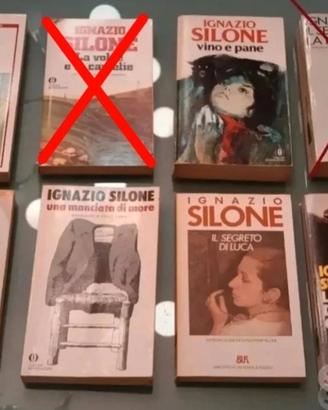 Set libri Ignazio Silone