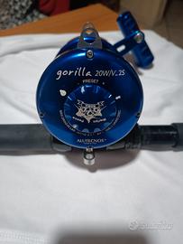 canna e mulinello da tonno 