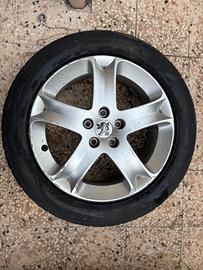 4 CERCHI E GOMME AUTO PEUGEOT 215/55 R17 98W