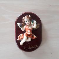 Quadretto con angelo in rilievo nome "Chiara"