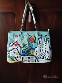 Borsa a spalla di Braccialini serie cartoline