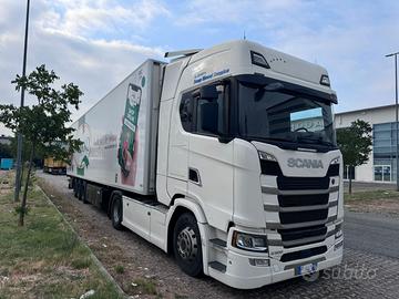 Scania s500 e s.rimorchio orthaus per carni