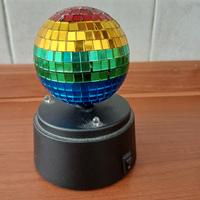 Palla di specchi girevole da tavolo