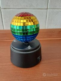 Palla di specchi girevole da tavolo