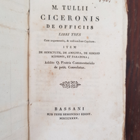 De officis Cicerone libro antico filosofia