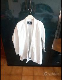 Judogi bianchi Mizuno e Green Hill – Taglia 160