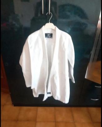 Judogi bianchi Mizuno e Green Hill – Taglia 160