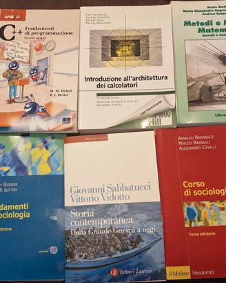 Testi Universitari Informatica e Sociologia