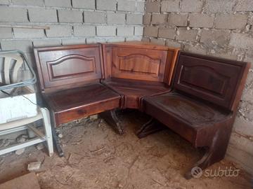 Panga in legno massiccio smontabile