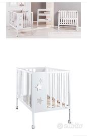 Culla letto Picci Stella converse bianco sabbia