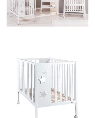 Culla letto Picci Stella converse bianco sabbia