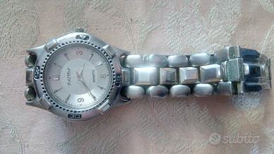 Orologio da polso uomo donna cinturino acciaio la