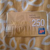 Buono benzina valore 250 euro