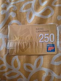 Buono benzina valore 250 euro