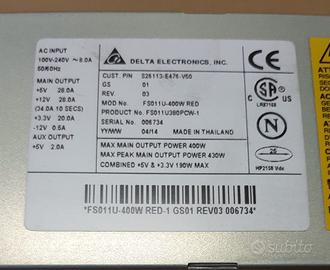 Fujitsu S26113-E476-V50 400W Fs011U-400W RED Tx200