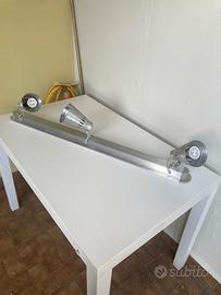 Lampadari a binaro da soffitto con 3 faretti