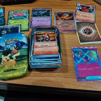 Mini Tip Pikachu piena di carte olo e 1 Full Art 