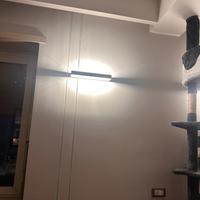2 Lampade da parete LED moderna luce bianco caldo