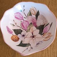 Ciotola Fiori ceramica