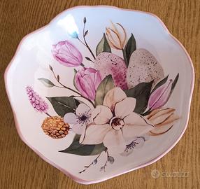 Ciotola Fiori ceramica